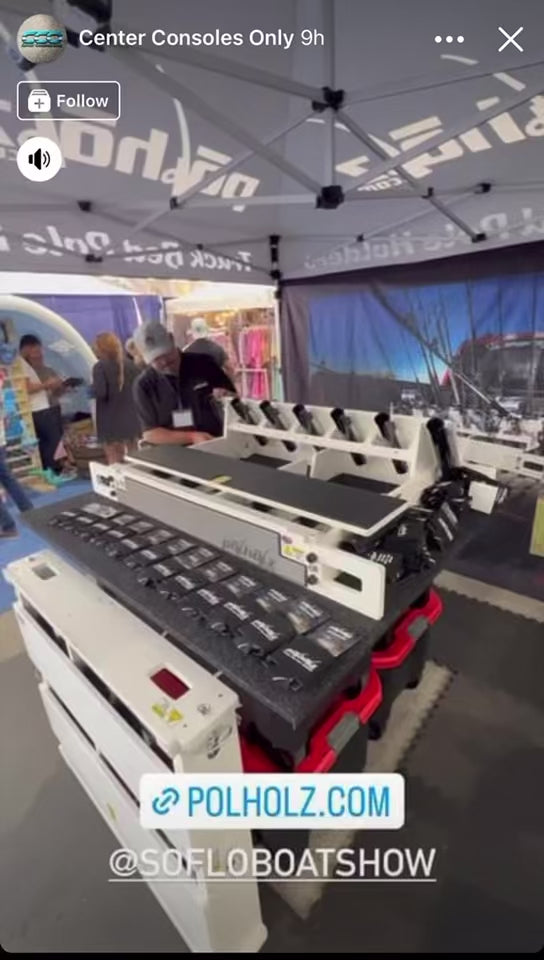 Load video: CenterConsolesOnly review of Polholz at the South Florida Boat Show
